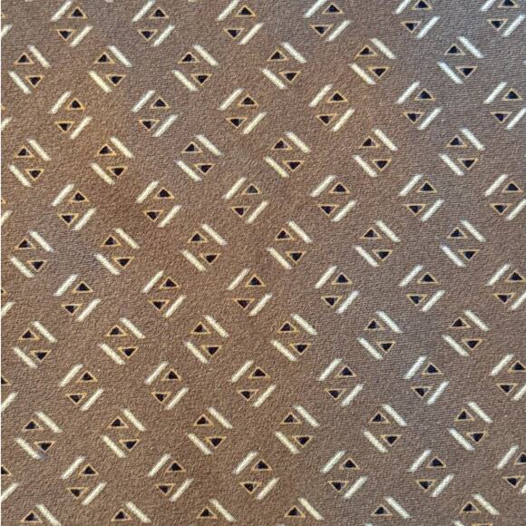 BILL BLASS 63" Long Silk Tie Geometric Foulard Black Label Tie 3" W Multicolor - Picture 3 of 6